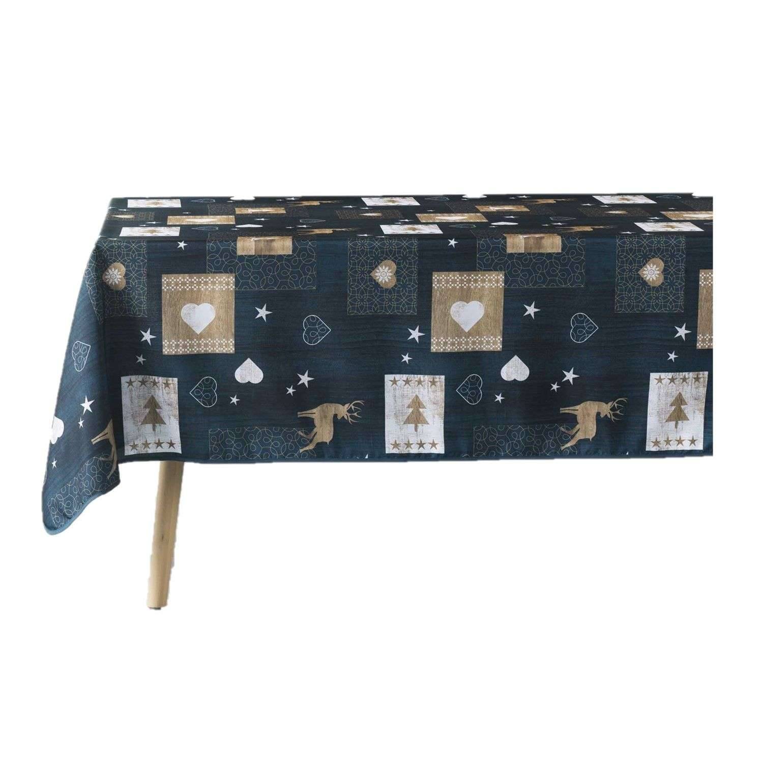 Sans Marque - Nappe rectangulaire antitache et infroissable - Douceur d'intérieur - Image 1