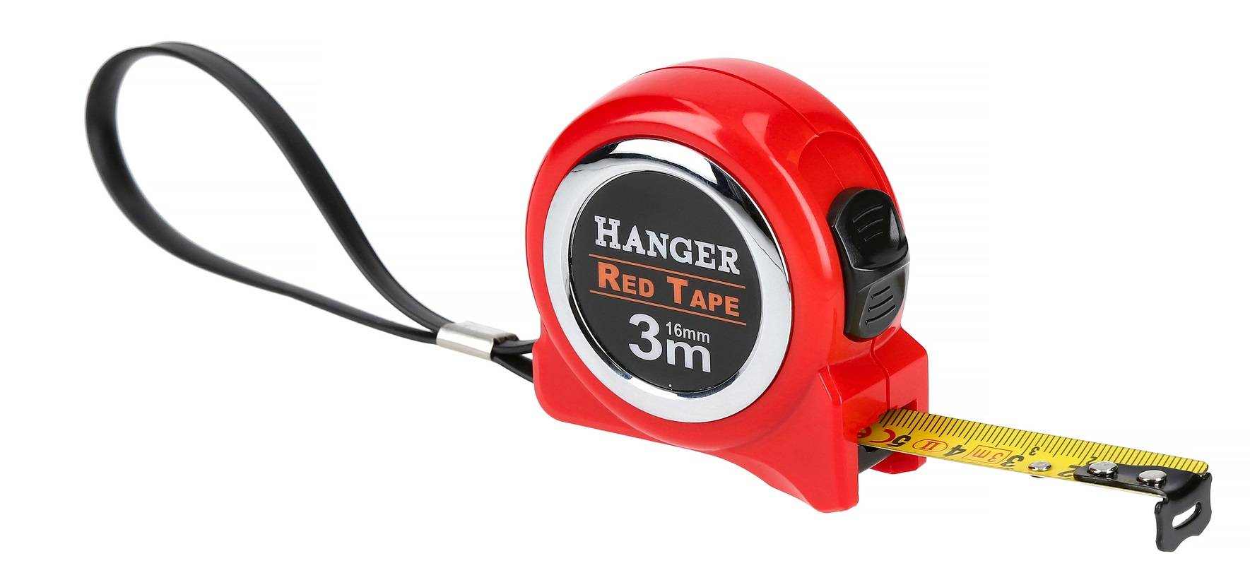 Mètre ruban 3 m x 16mm 'Red Tape' - HANGER - 100021 - Image 1