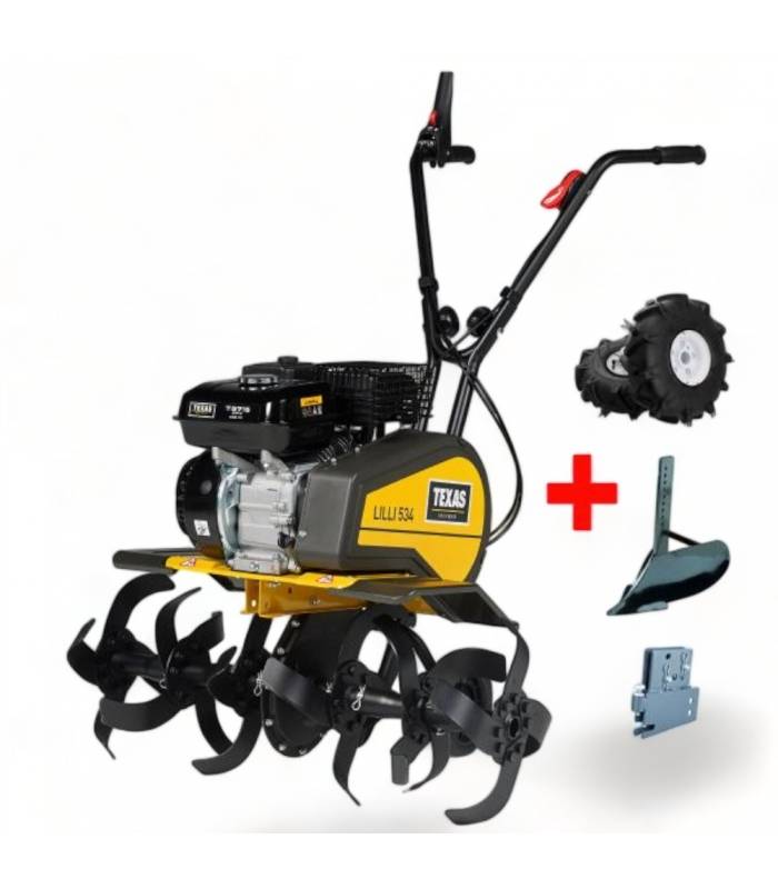 Motobineuse thermique puissante 5,6cv 2 vitesses 3 largeurs de travail jusqu'à 85cm TEXAS Lilli 534TG - Image 1