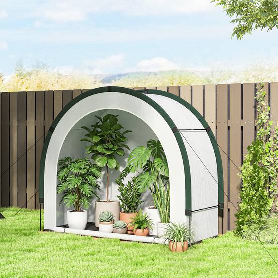 Serre de jardin PE Vert 200x80x164 cm - Image 3