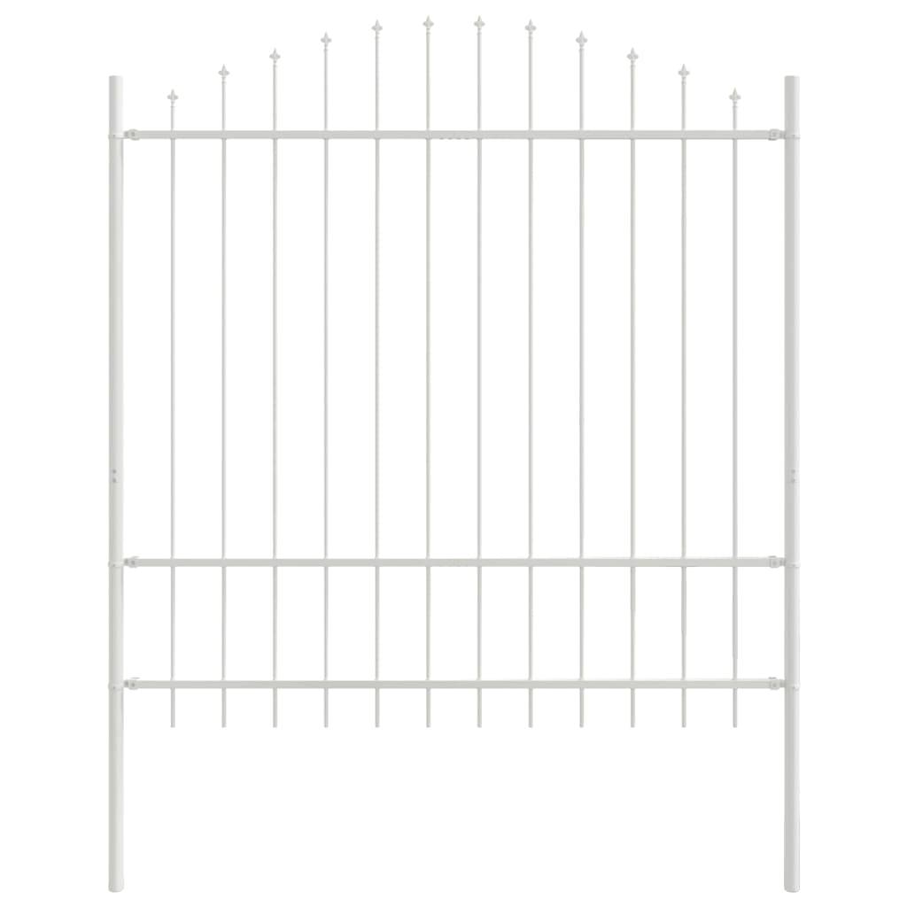 Maison Chic - Clôture de jardin - Panneau de clôture - Palissade Blanc 510 x 175 cm g507 - Image 4