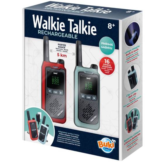 Buki - Talkie Walkie rechargeable - Portée 5 km - Image 1