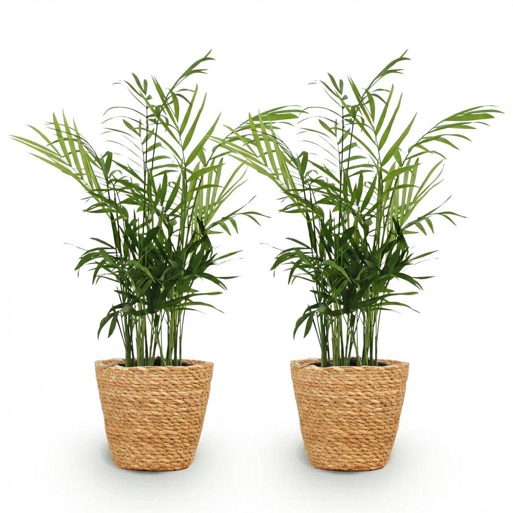 Chamaedorea elegans - Pet-friendly - Pot de 12cm - Hauteur 15cm - 2 plantes - Panier - Plantes d'intérieur - Image 2