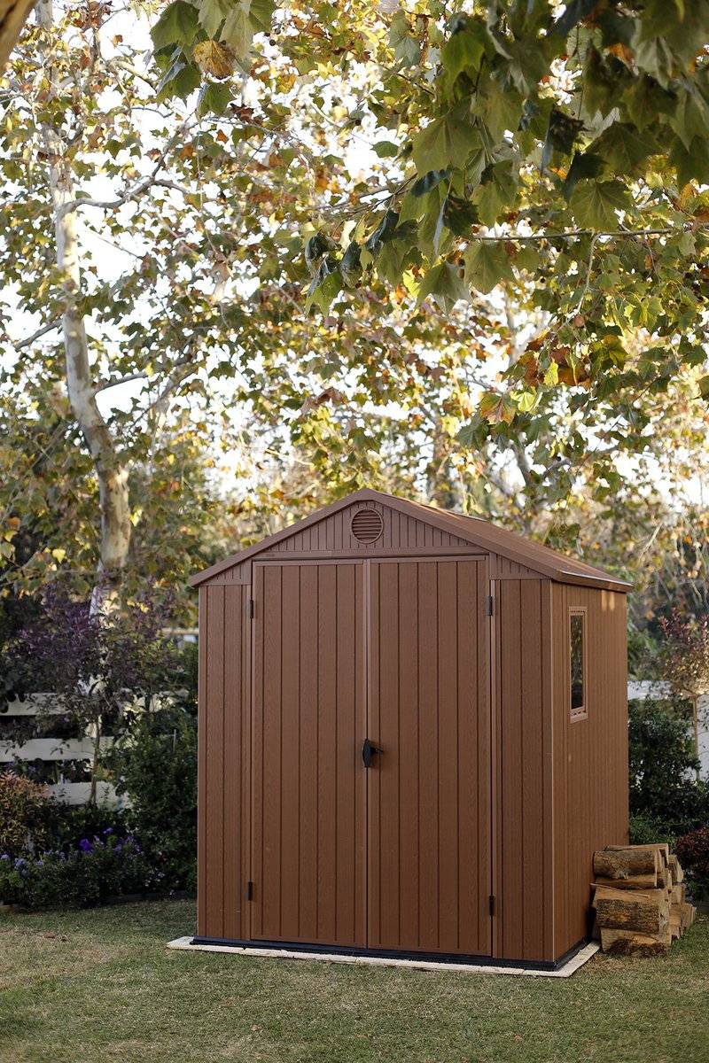 Keter - Abri de jardin Darwin 6x8 4.5m- marron - KETER - Image 6