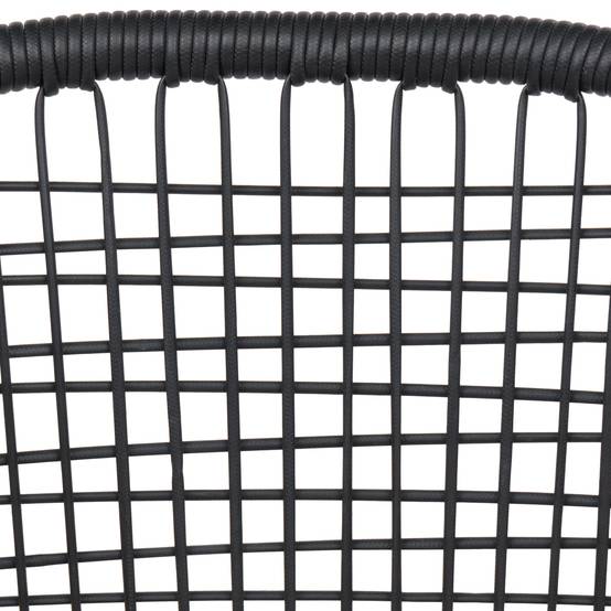 Chaise de jardin Aluminium Noir OZZERO - Beliani - Image 8