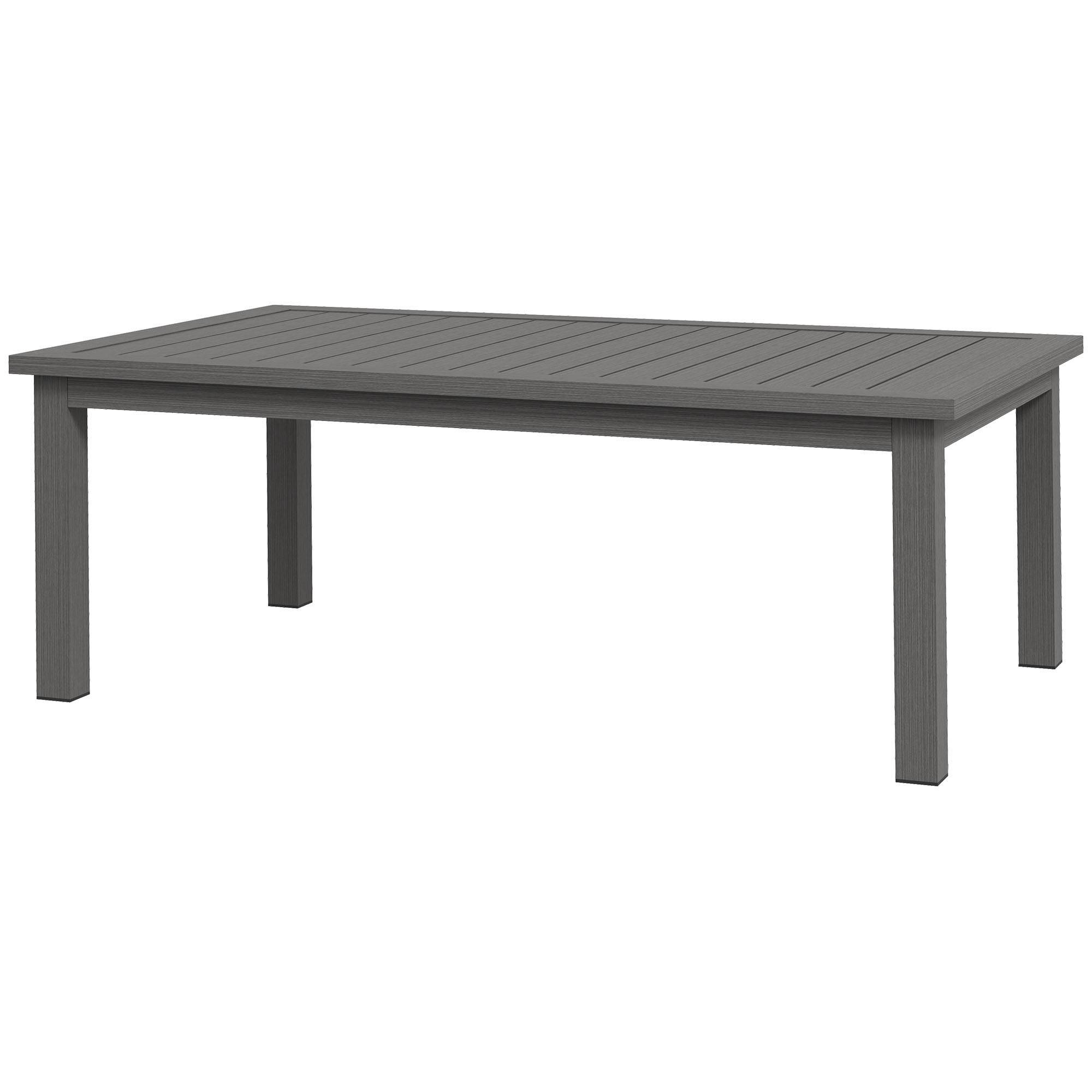 PANGIVO - Table basse de jardin aluminium marron 100 x 60 x 37 cm - PANGIVO - Image 2