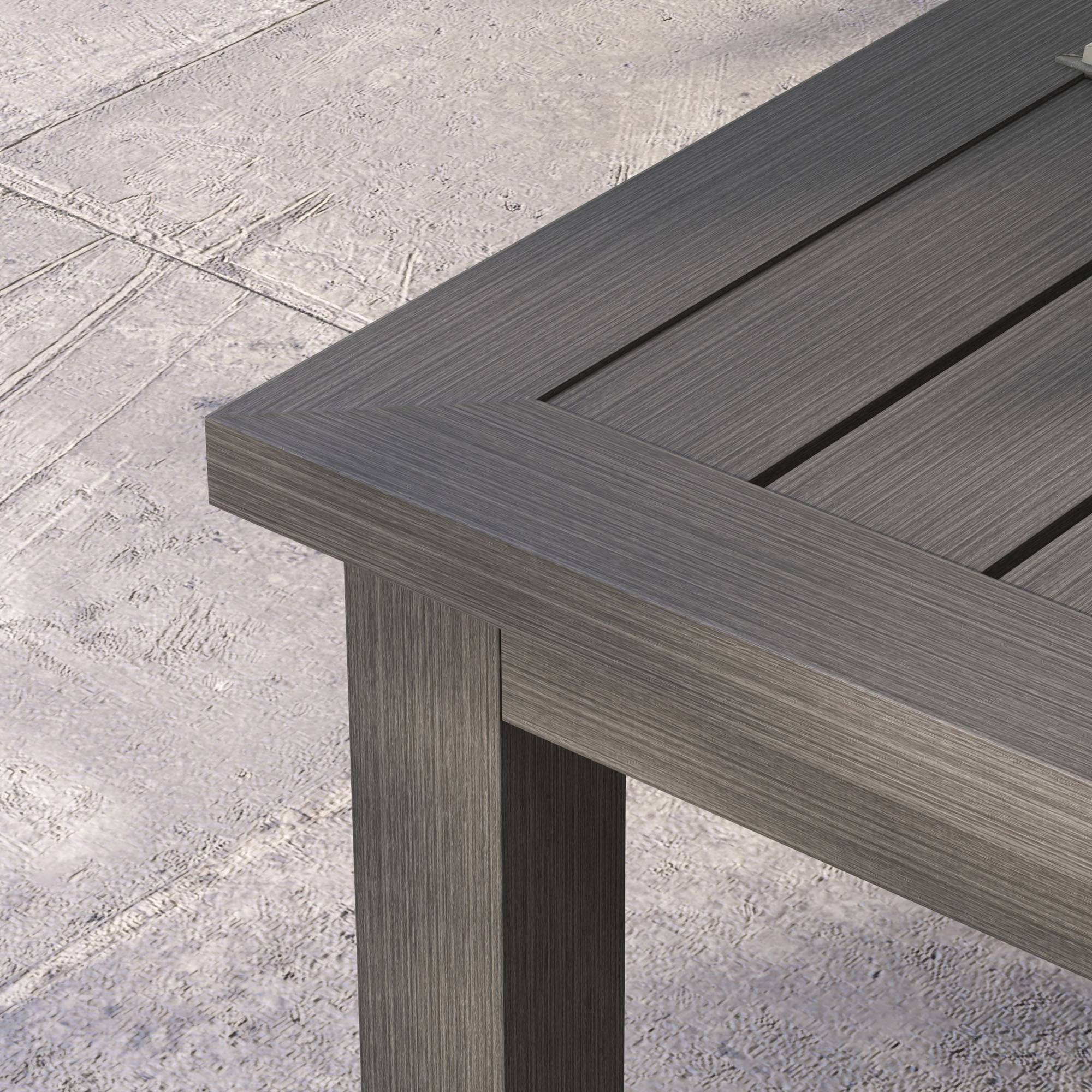 PANGIVO - Table basse de jardin aluminium marron 100 x 60 x 37 cm - PANGIVO - Image 10