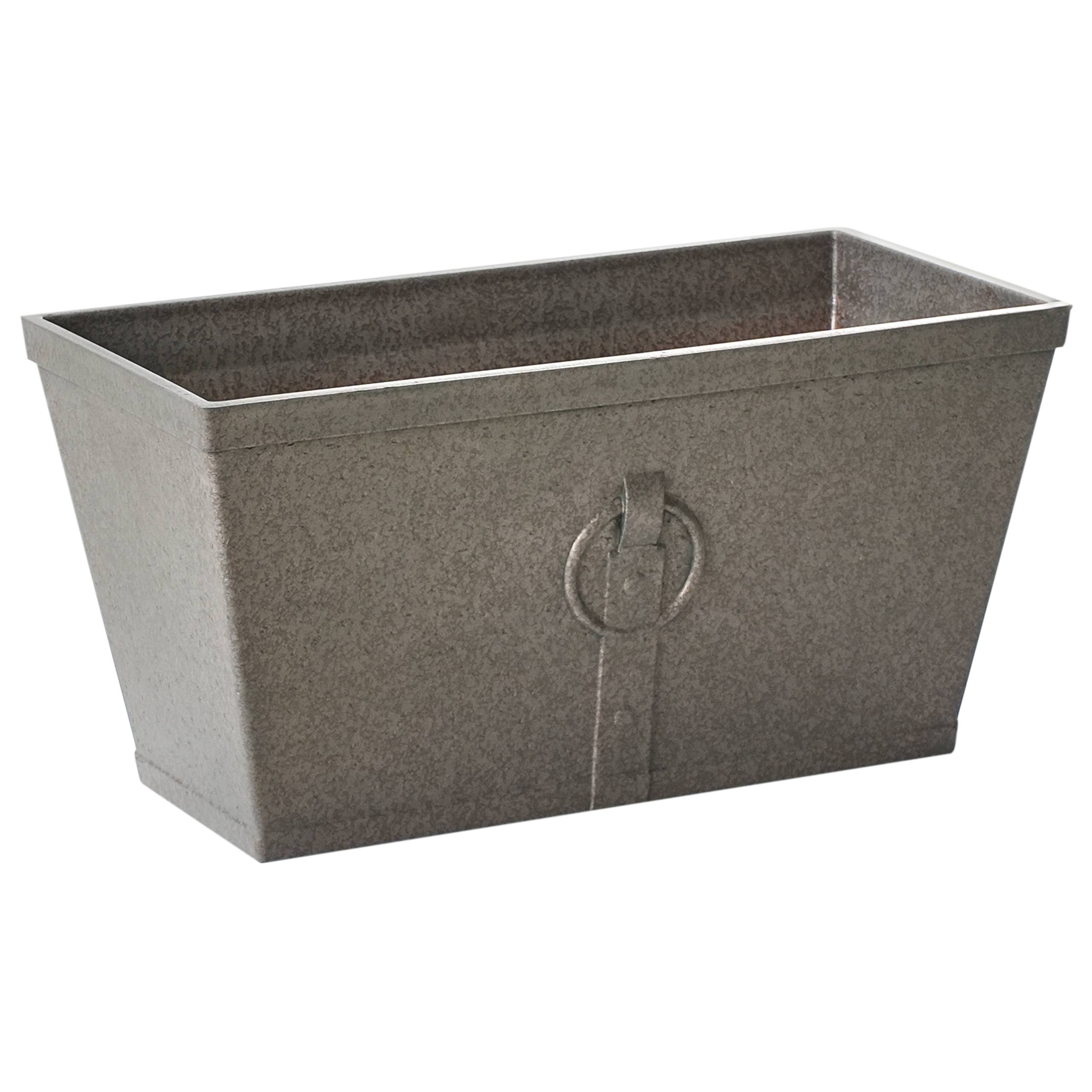 Beliani - Cache-pot d'extérieur Fibre d'argile Gris PORIA - Beliani - Image 6