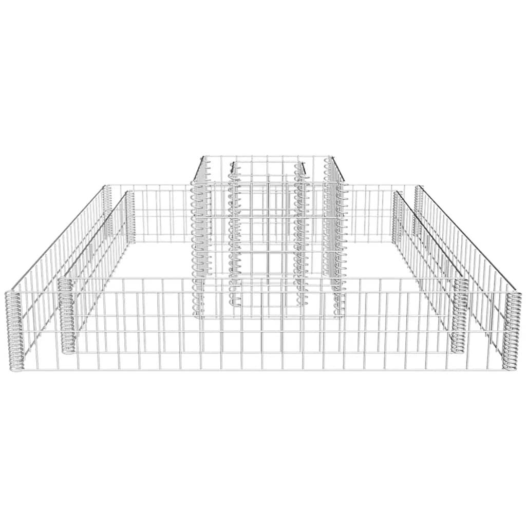 PANGIVO - Jardinière en gabion Acier galvanisé 120 x 120 x 20 cm - PANGIVO - Image 5