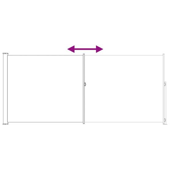 Store latéral rétractable polyester et acier, Poids:9.65kg - PANGIVO - Image 6