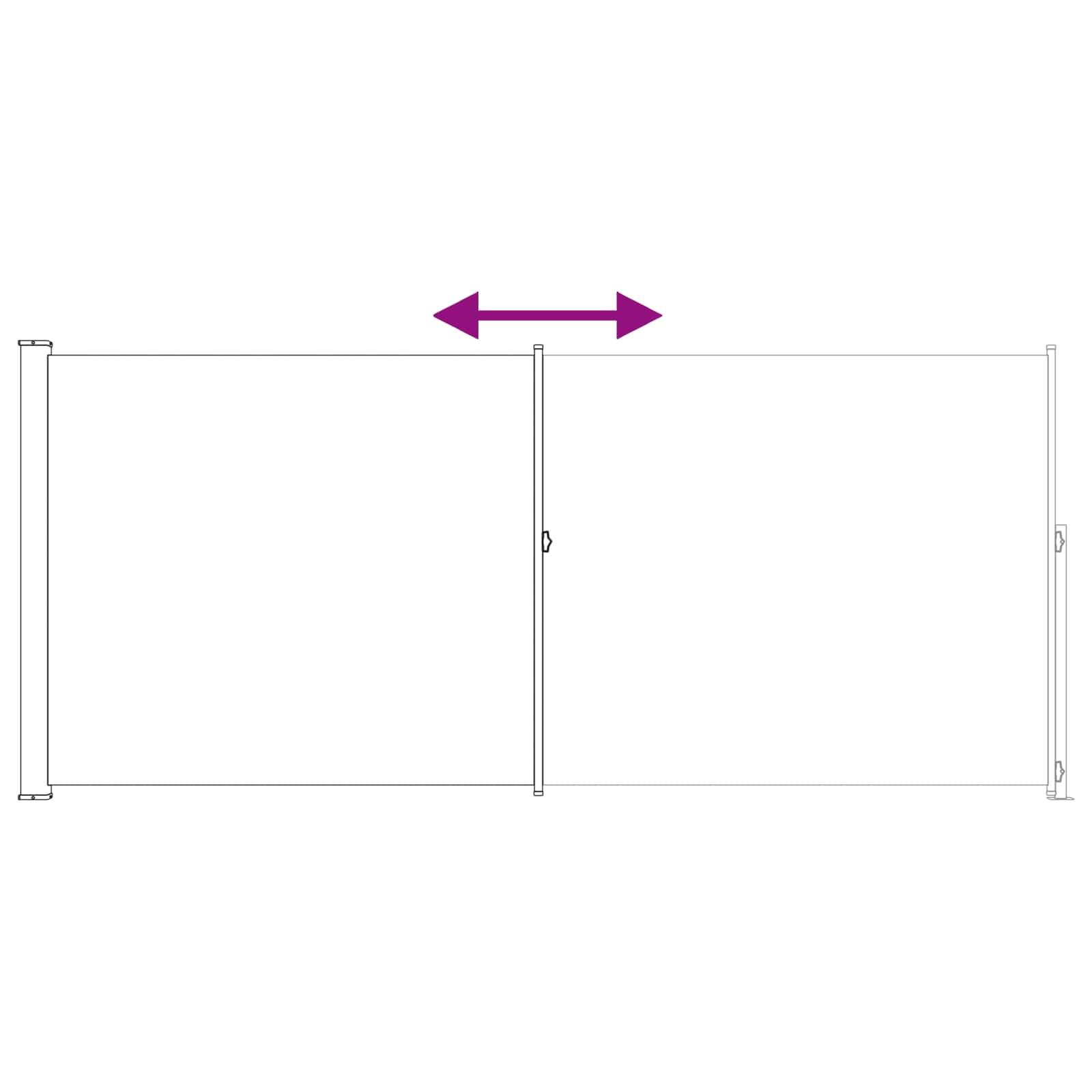 Store latéral rétractable polyester et acier, Poids:9.65kg - PANGIVO - Image 6
