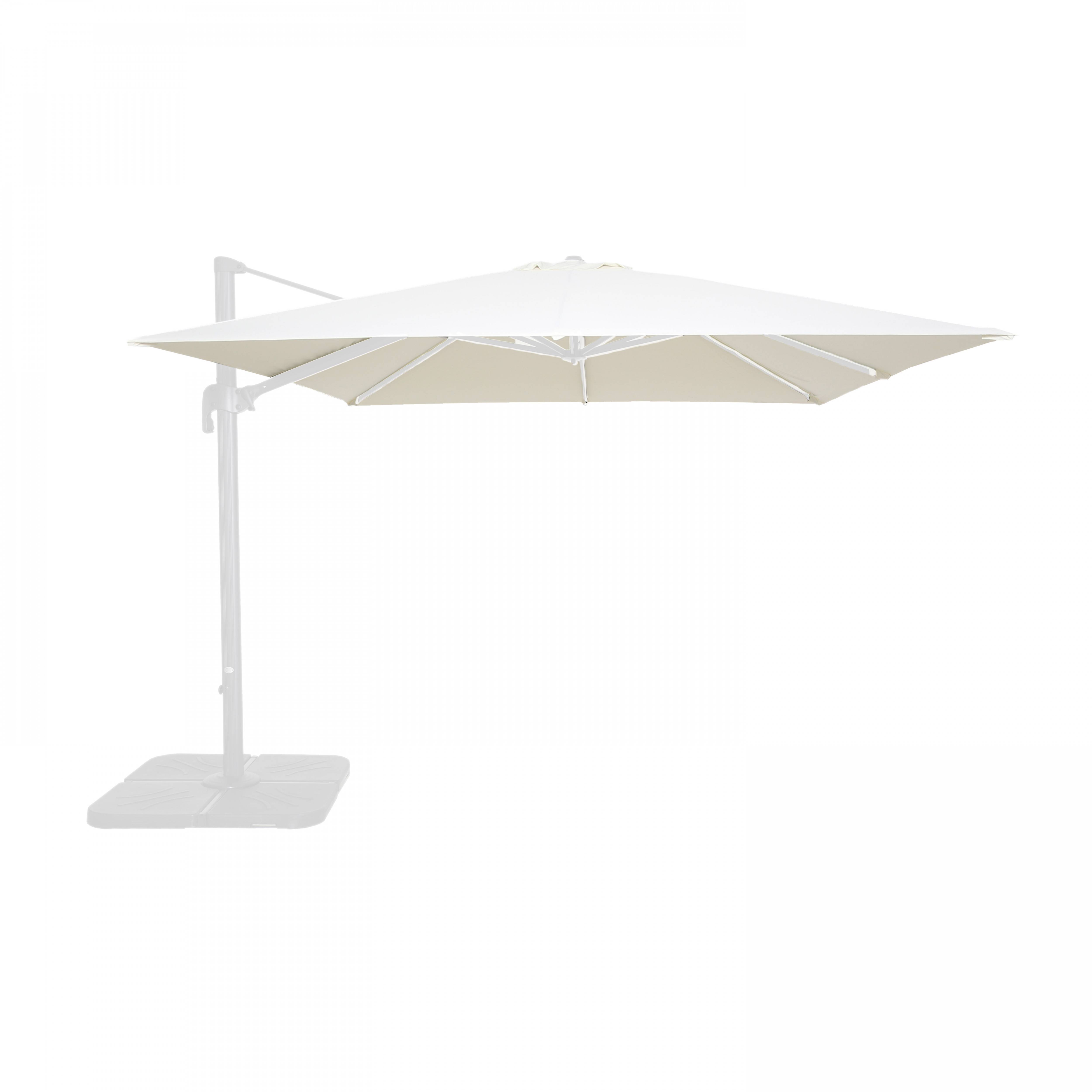 Oviala - Toile pour parasol déporté 3x3m écru Malaga - Oviala - Image 1