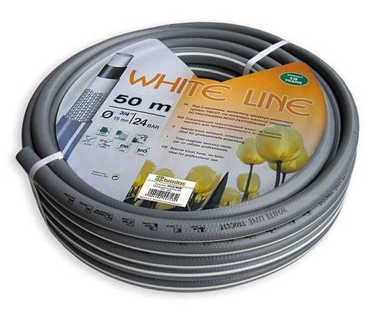 Tuyau d'arrosage 5 couches WHITE LINE Ø 19 mm 50 mètres - Image 1