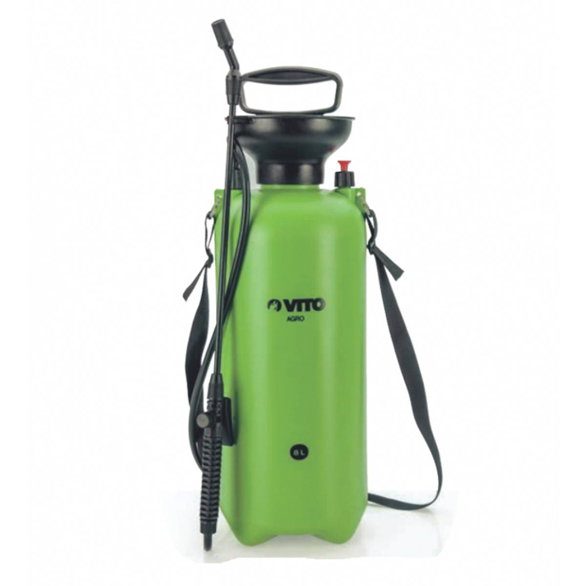 Pulvérisateur de Jardin 8L + Lance 60cm poignée tuyau 1.20m - Pulvérisateur à main Spray et Jet VITO - Image 9