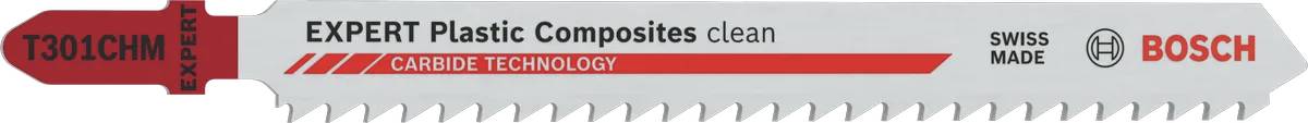 Lame de scie sauteuse EXPERT Plastic Composites Clean T301CHM - BOSCH - 2608902471 - Image 1