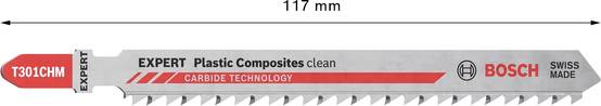 Lame de scie sauteuse EXPERT Plastic Composites Clean T301CHM - BOSCH - 2608902471 - Image 5