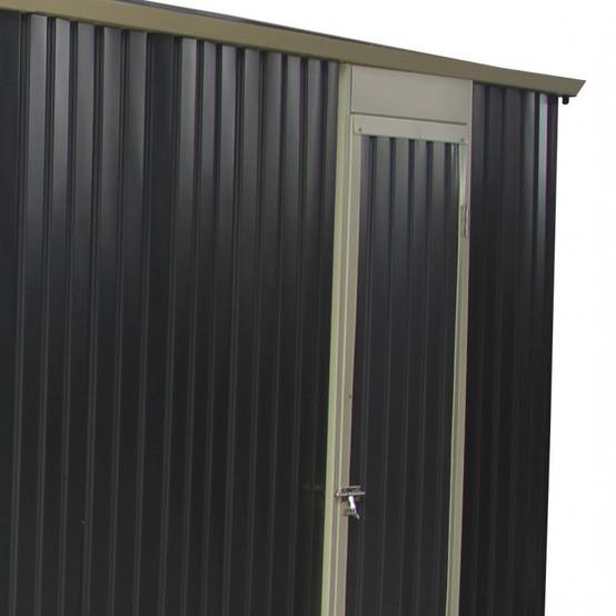 X-Metal - Garage métal 15,14m² porte enroulable acier galvanisé X-METAL anthracite - Image 5