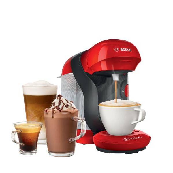 Bosch - Machine a Cafe  multi-boissons BOSCH TAS1103 Tassimo Rouge - Pression 3,3bar - Capacité du réservoir d'eau 0,7l - Image 8