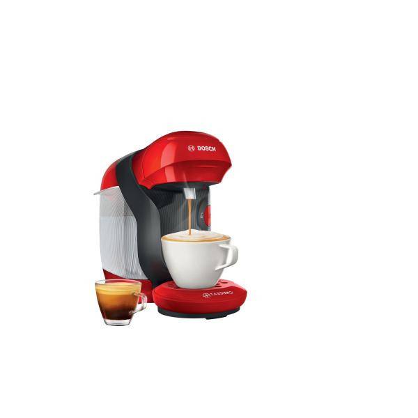 Bosch - Machine a Cafe  multi-boissons BOSCH TAS1103 Tassimo Rouge - Pression 3,3bar - Capacité du réservoir d'eau 0,7l - Image 4