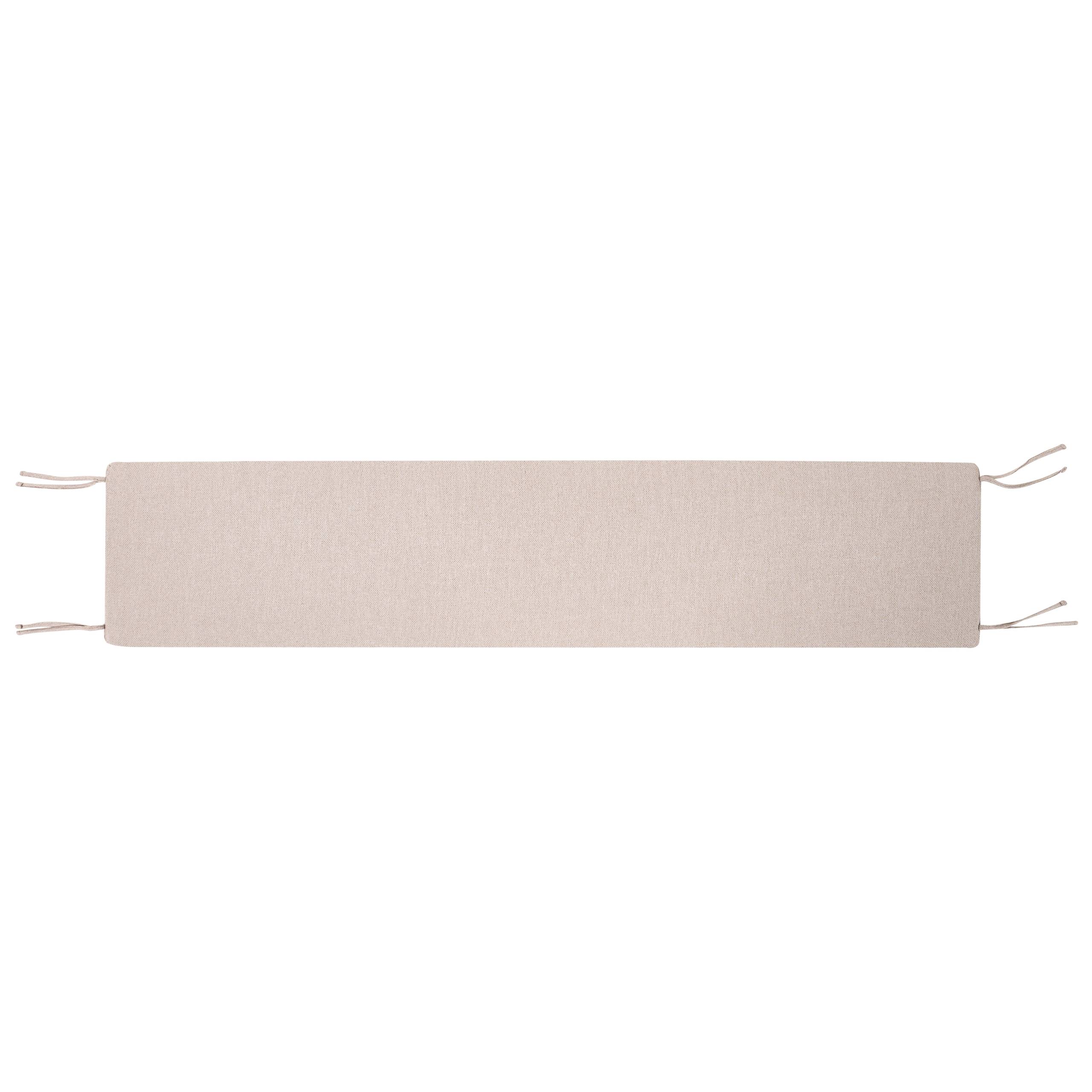 Beliani - Coussin d'assise d'extérieur Oléfine Beige TUSCANIA - 157x34x5- Beliani - Image 5