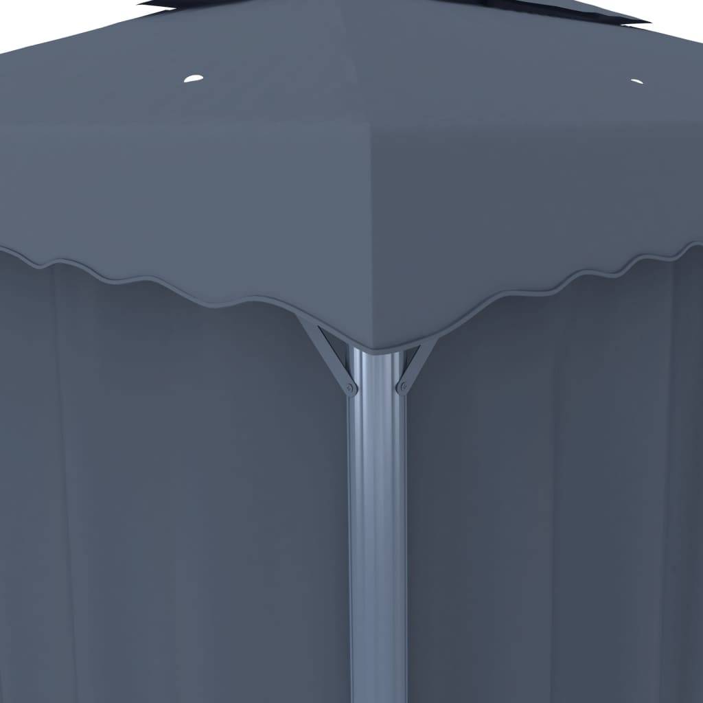 Tonnelle Aluminium Anthracite 3 x 3 x 2.65 m - PANGIVO - Image 5