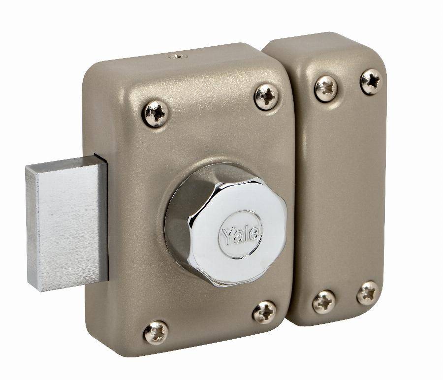 Verrou à bouton YALE - Cylindre 6 goupilles Ø 23 L 50 mm - YV26 - 20193000
