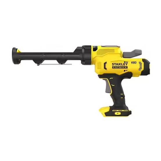 stanley - Pistolet À Mastic - Lithium 18V - Sans Batterie - SFMCE600B-XJ STANLEY FATMAX V20 Stanley - Image 1