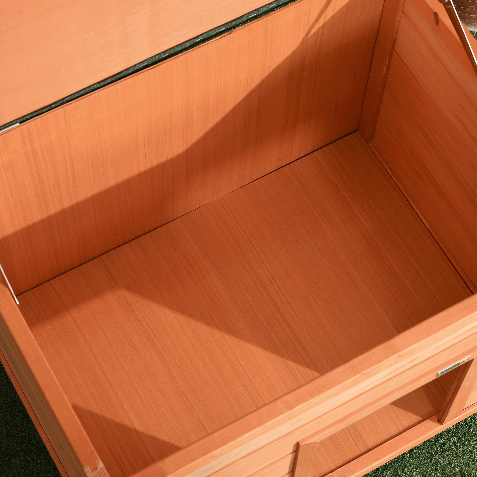 Niche d'extérieur étanche pour chien, en bois de sapin, 82 x 58 x 58 cm - Image 10