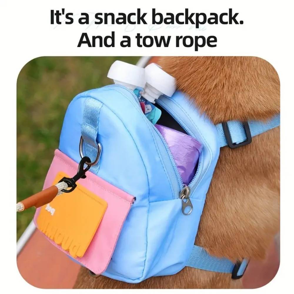 IntiMeg - Sac à dos avec laisse pour chien IntiMeg - Image 2