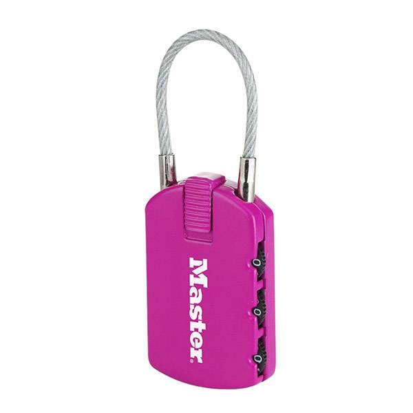 Master Lock - Lot de 2 cadenas porte-adresse à combinaison 4684EURTCOL Master Lock - Image 3