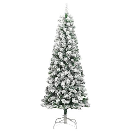 Sapin de Noël | Arbre de Noël artificiel à charnières avec neige floquée 210 cm Maison Chic - Image 1