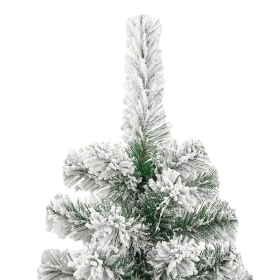 Sapin de Noël | Arbre de Noël artificiel à charnières avec neige floquée 210 cm Maison Chic - Image 4