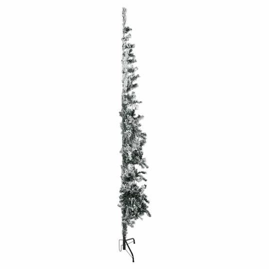 ComfortXL - Demi-sapin de Noël mural floqué PVC effet enneigé Vert 180 cm – ComfortXL Outdoor Living - Image 5