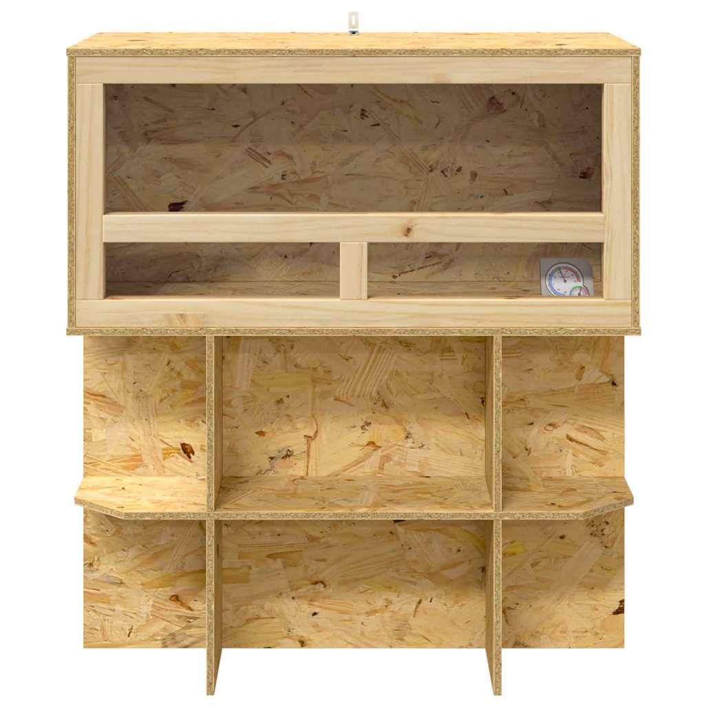 Vidaxl - Terrarium Marron 80 x 40 x 90 cm OSB vidaXL 3397893 - Image 9