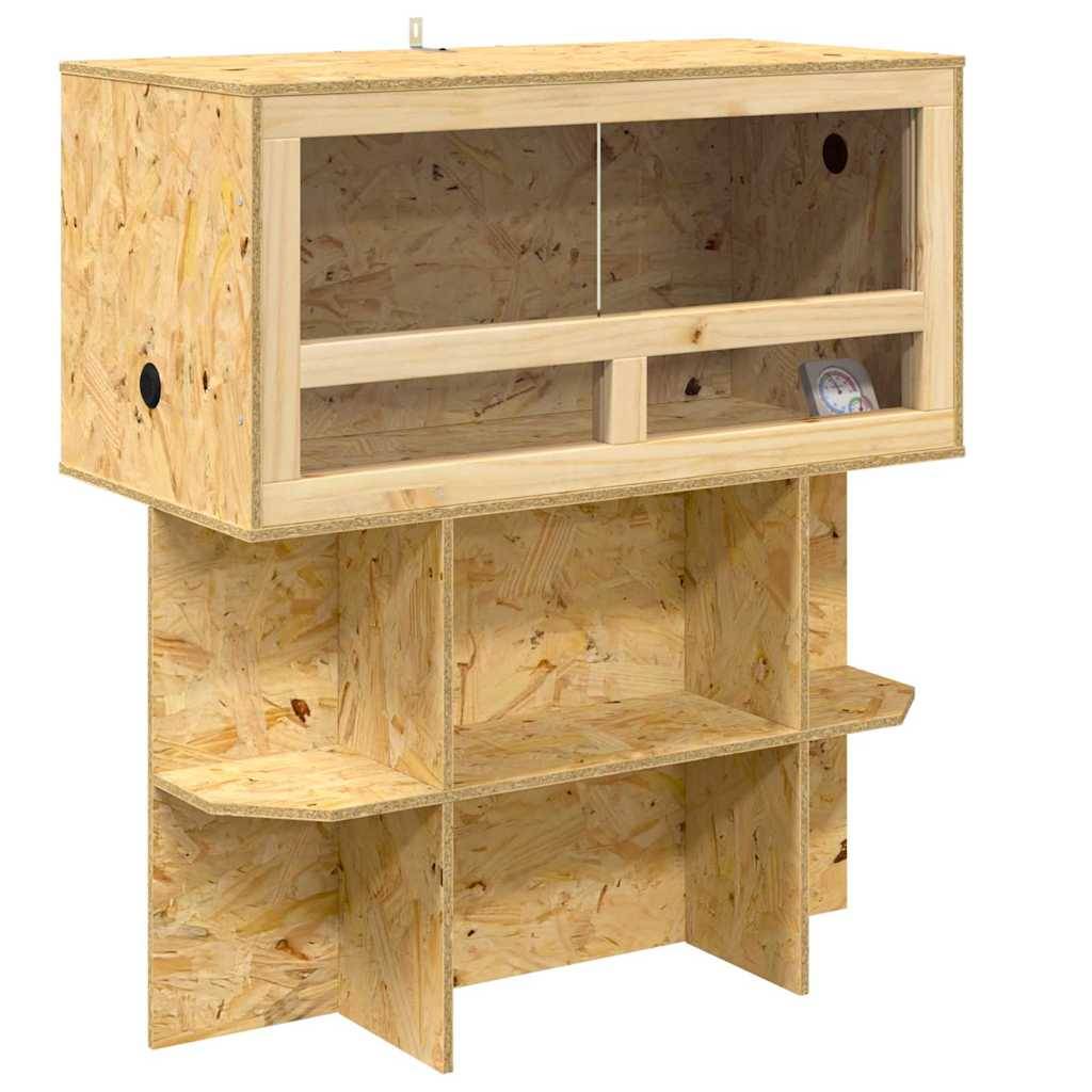 Vidaxl - Terrarium Marron 80 x 40 x 90 cm OSB vidaXL 3397893 - Image 2
