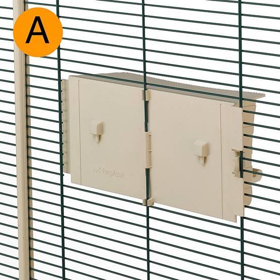 Ferplast - Ferplast Volière Cage à Oiseaux HEMMY Cage pour Oiseaux, Canaris, Pinsons, Perruches Ondulées, Inséparables, en Bois, Accessoires inclus Mangeoires - Image 5
