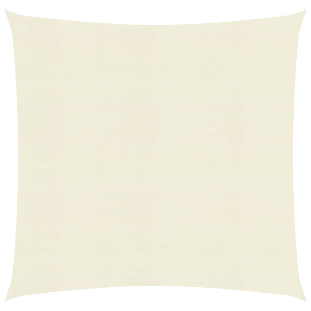 Helloshop26 - Voile toile d'ombrage parasol 160 g/m² 5 x 5 m PEHD crème - Image 1