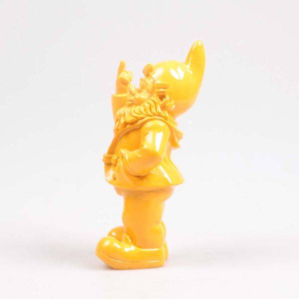 Stoobz - Nain de jardin en résine doigt d'honneur 7 x 8 x 20 cm Jaune Stoobz - Image 6