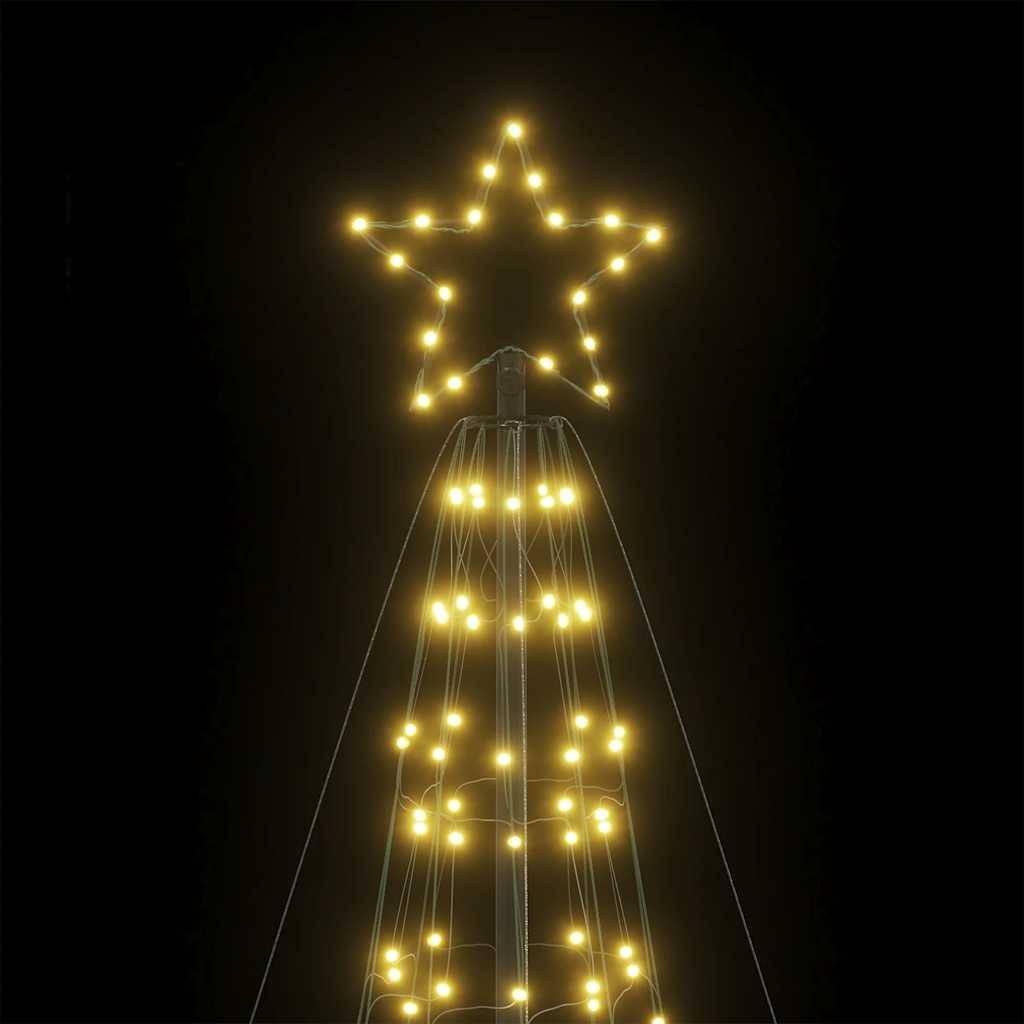 Vidaxl - Sapin de Noël à LED avec piquets 1534 LED blanc chaud 500 cm vidaXL 4016404 - Image 7