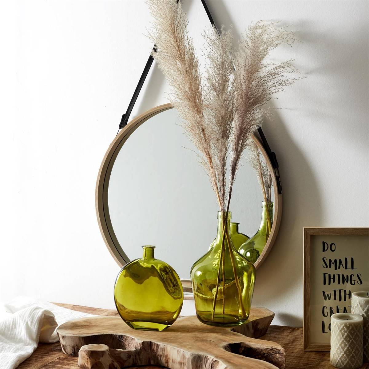 The Home Deco Factory - Vase bonbonne en verre Augustine (Lot de 2) - Image 4