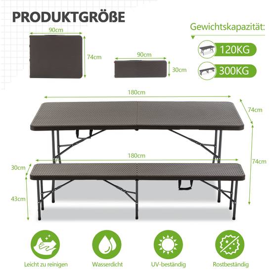 Set 3 pièces – grand confort, imperméable, résiste au soleil - Image 3
