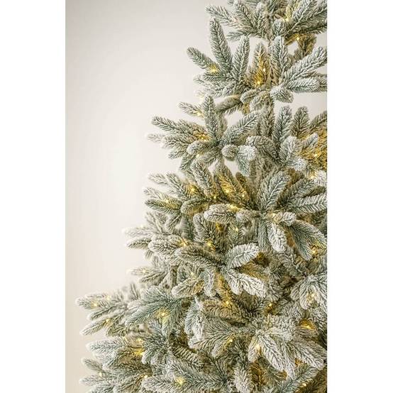 Sapin de Noël artificiel lumineux blanc 300 led Blanc Chaud 700 Branches 2m10 - Image 9