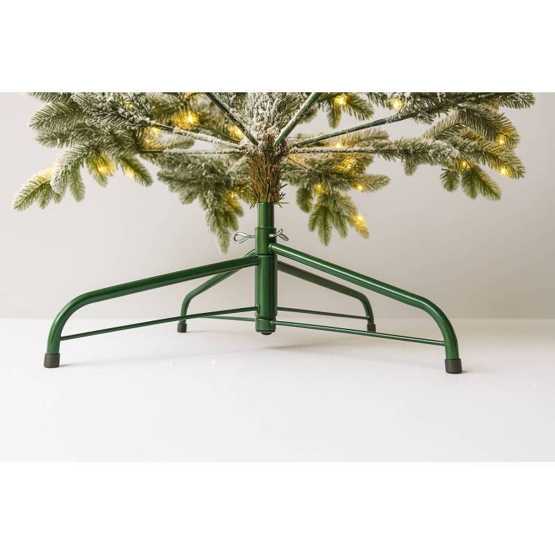 Sapin de Noël artificiel lumineux blanc 300 led Blanc Chaud 700 Branches 2m10 - Image 10
