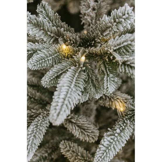 Sapin de Noël artificiel lumineux blanc 300 led Blanc Chaud 700 Branches 2m10 - Image 3