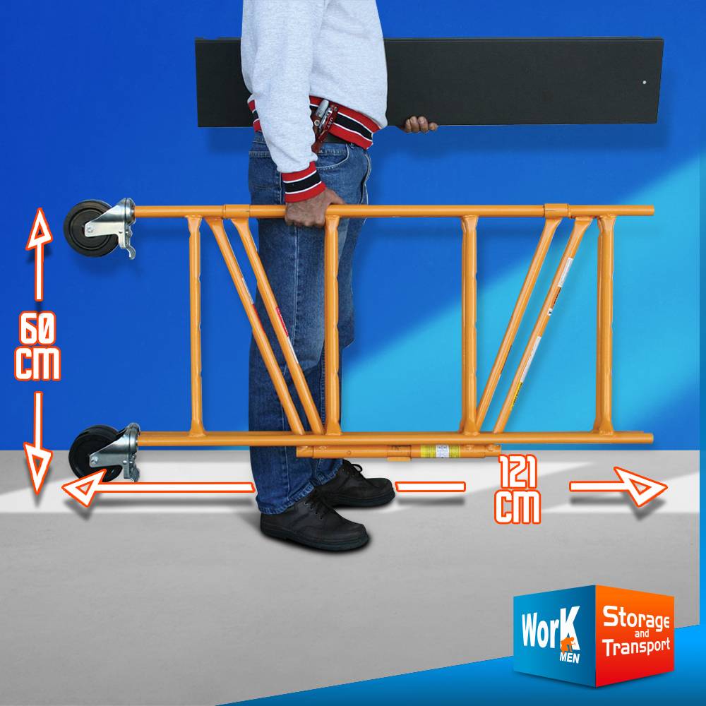 Workmen Storage - Échafaudage pliant en acier, charge max 225 kg, hauteur max 90 cm - Image 4