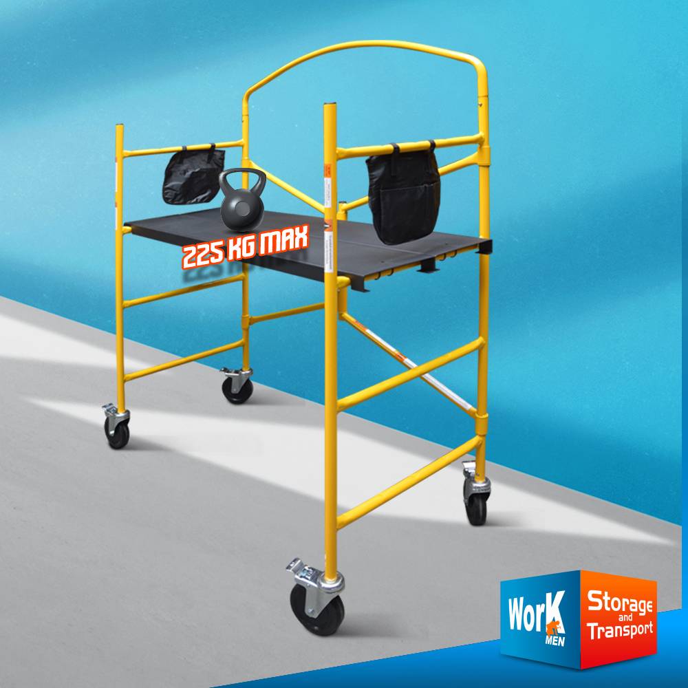 Workmen Storage - Échafaudage pliant en acier, charge max 225 kg, hauteur max 90 cm - Image 2