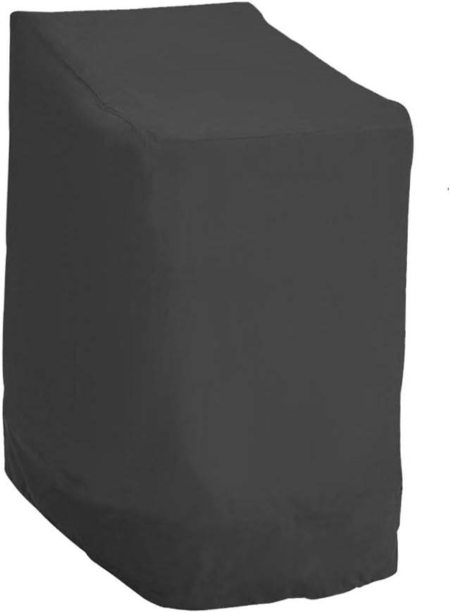 IntiMeg - Housse de Protection pour chaises de Jardin empilables de Jardin et Balcon imperméable 210D Oxford résistant à l'eau Protection UV 65*65*120cm IntiMeg - Image 1