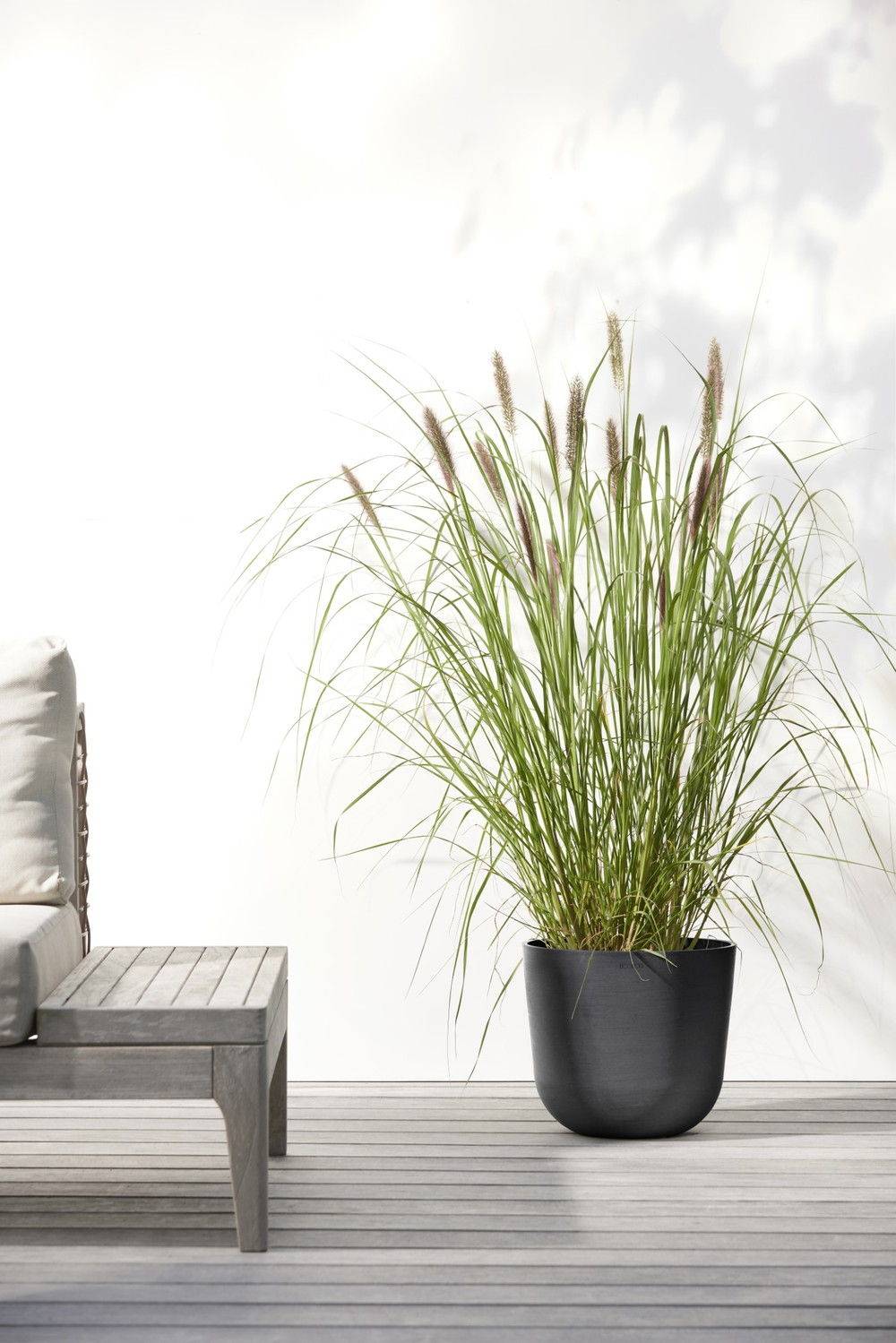 Ecopots - Pot Rond Oslo 25 Gris Foncé - Ø 25 x H. 21,8 cm - 7,7 L ECOPOTS - Image 4