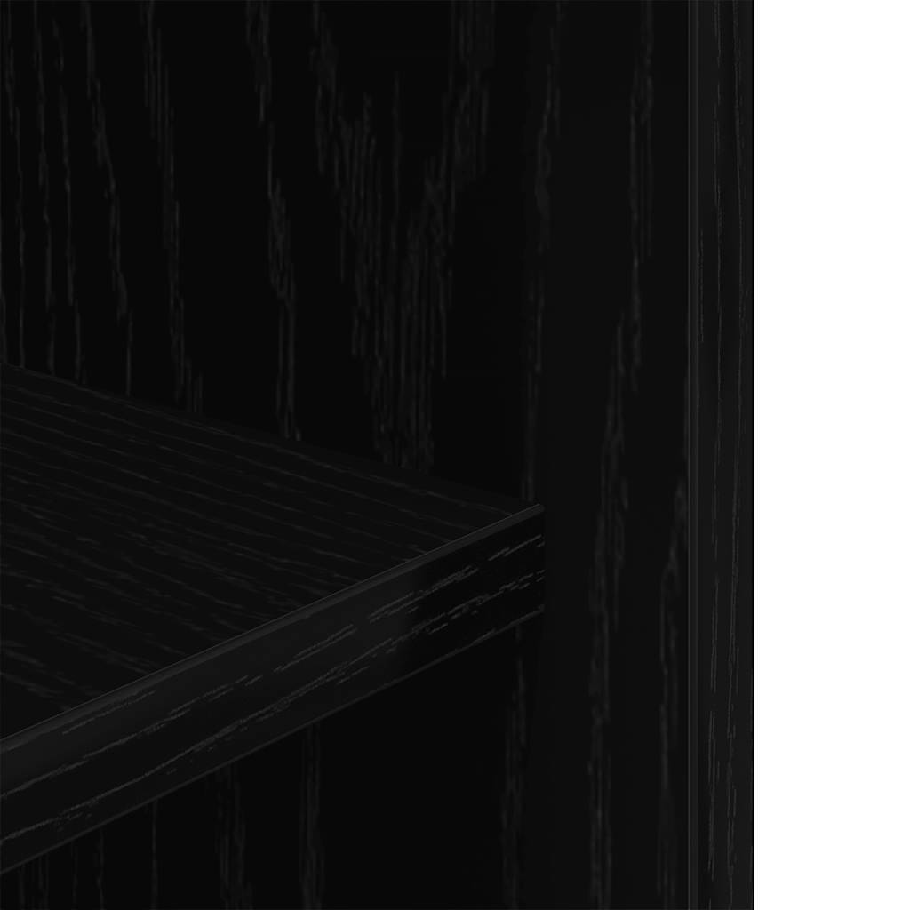 Meuble pour aquarium Chêne Noir avec Stockage sur 3 Étagères 75x36x72,5 cm - ComfortXL Outdoor Living - Image 8