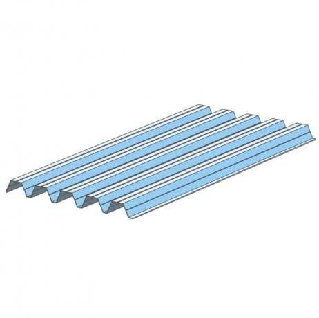Carport base 6x5 H 2,5m, Ancrage A enfoncer, Panneaux de toit Métal - Image 7